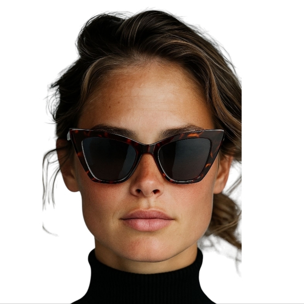 Pacsun Retro Cat Eye Tortoiseshell Baldwins Sunglasses